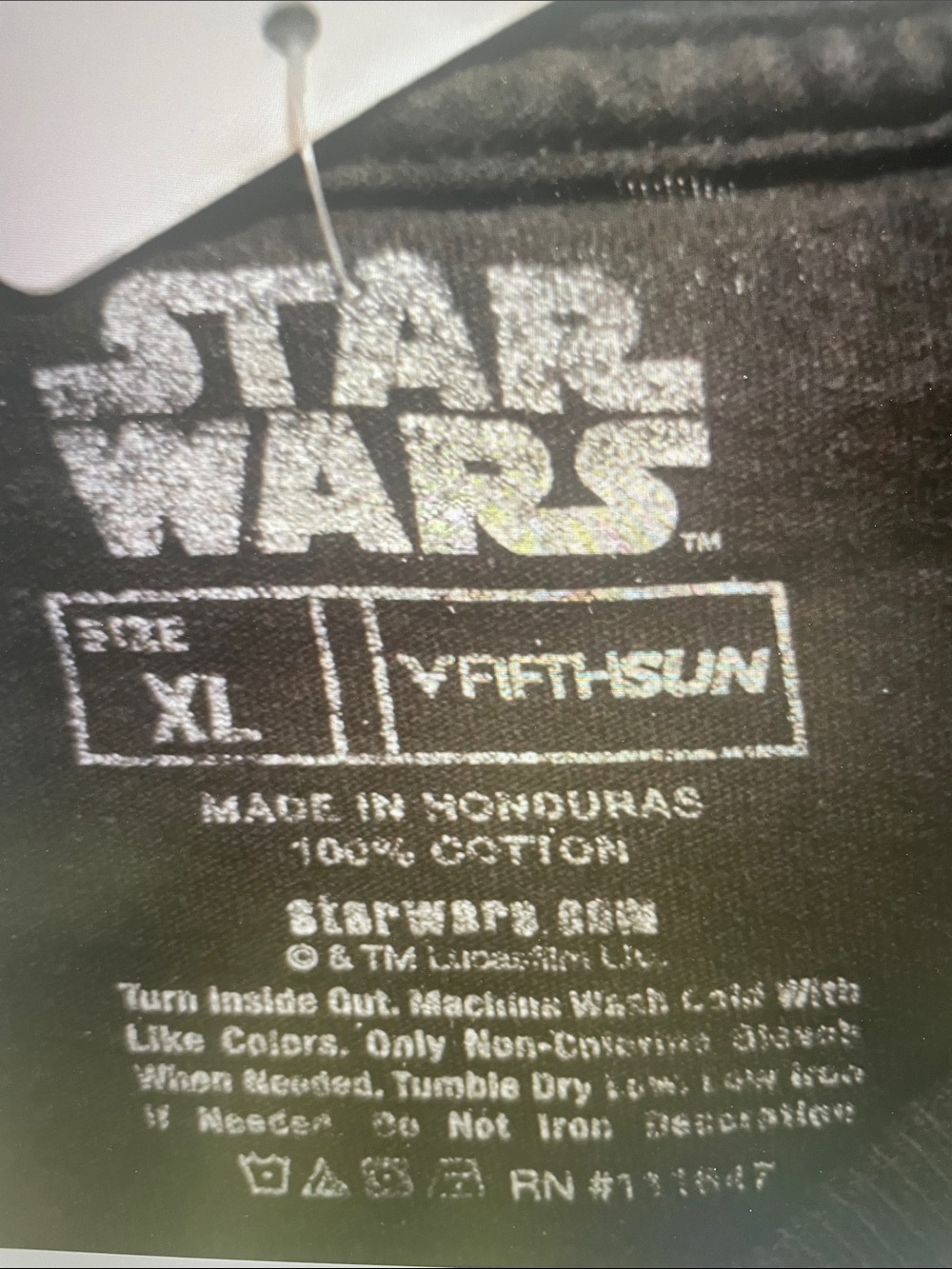 Star Wars Black Tee with Colorful Periodic Table Graphic - Picture 4 of 6